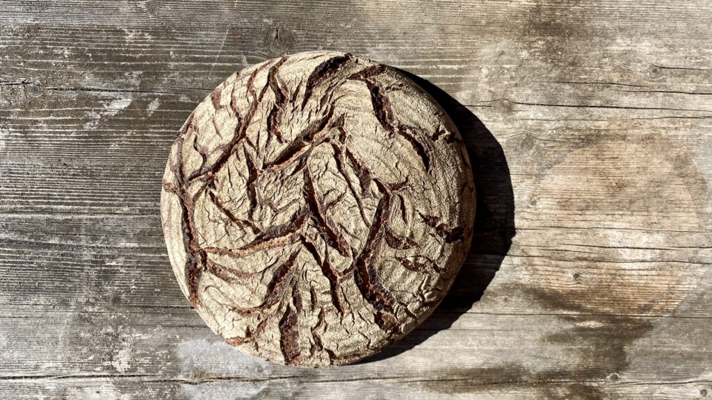 100% Roggenbrot mit Altbrot - Herzhaftes für den Gaumen